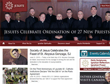 Tablet Screenshot of jesuits.ca